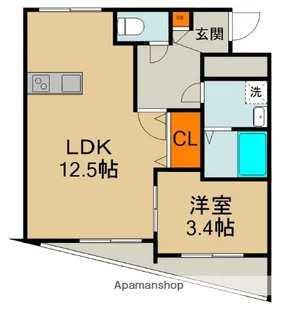 GLANZ HAUS【3階】の間取り