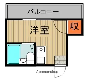 デイルーチェ北岸和田【4階】の間取り