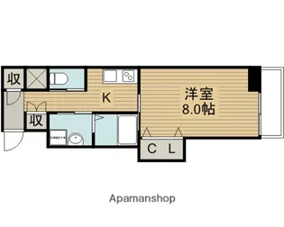 ディーコート(D−COURT)門真駅前【5階】の間取り