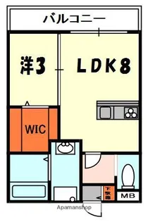 パロス門真【1階】の間取り