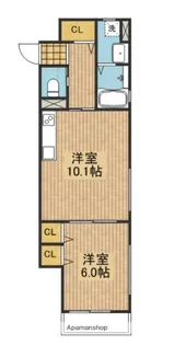 グランデ寿町【2階】の間取り