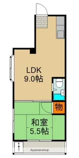 WESTヒルズ御堂【2階】の間取り