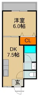 プチメゾン藤田【1階】の間取り