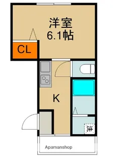 ハイツオークスⅢ【2階】の間取り
