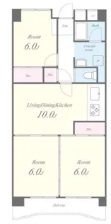 グランデあんご【1階】の間取り