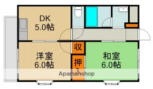 ハイライフウエスト【2階】の間取り