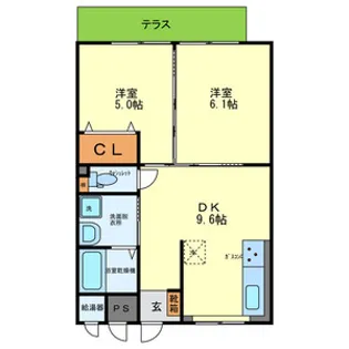 ノーヴァ寝屋川【1階】の間取り