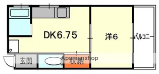 向島ハイツ【3階】の間取り