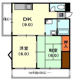 ハイム21【4階】の間取り