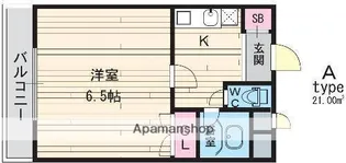 アーベントロート【5階】の間取り