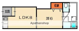 堀建第四アパート【1階】の間取り