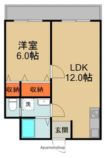 第一オカビル【3階】の間取り