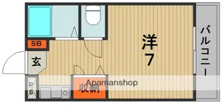 メゾンドゥタナカ【2階】の間取り