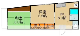 サングリーン有持【5階】の間取り