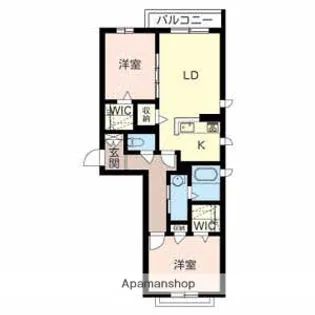 サンモールじない【3階】の間取り