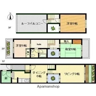 ドムス香里【1階】の間取り