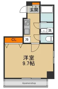 STAR CREST.【9階】の間取り