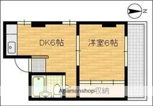 エスポワールKADOMA【2階】の間取り
