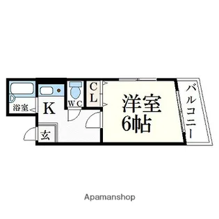 メゾンかなめ【4階】の間取り