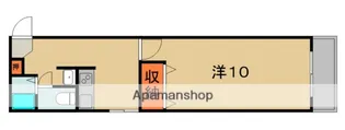 1Kの間取り画像