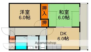 コーポARAMAN【3階】の間取り