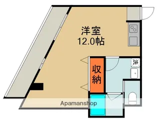 門真レカンⅢ【3階】の間取り