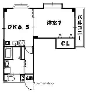 大阪府枚方市都丘町【マンション】の間取り