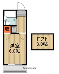 ハイツフミノNO5【2階】の間取り