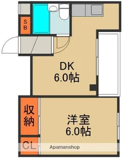 MSMハイツ【3階】の間取り