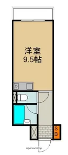 西郷マンションⅡ【3階】の間取り