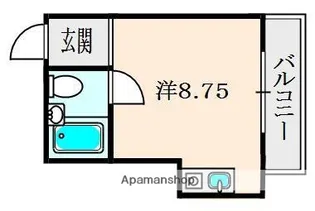大谷グリーンハイツ【2階】の間取り