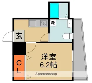 フルグランテ馬場町【2階】の間取り