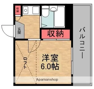 ハイツマルシェⅡ【2階】の間取り