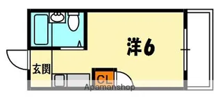 エムロード豊秀【5階】の間取り