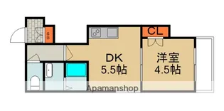 ラ・カーサ柳町【1階】の間取り