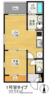 REGALEST門真【2階】の間取り