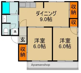 K.メゾン・シャルマン【1階】の間取り