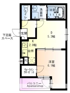 フジパレス守口日吉町【1階】の間取り