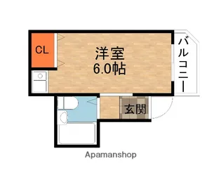 パルメゾンひろⅢ【2階】の間取り