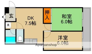 GM殿島【3階】の間取り