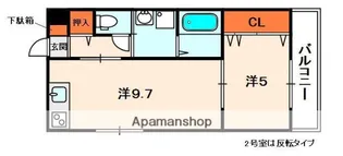大阪府枚方市招提元町4丁目【アパート】の間取り