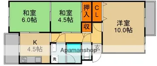 守口東ピラミッドマンション【3階】の間取り