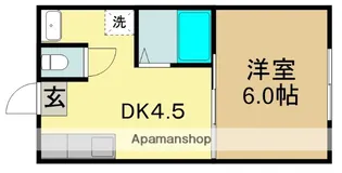 ペントハウス馬場町【5階】の間取り