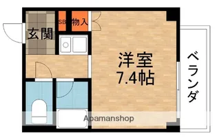 扇商事マンション【4階】の間取り