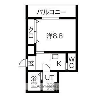 アトリエカーサ守口【1階】の間取り