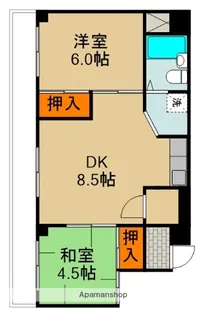 シャトー寺浦【2階】の間取り