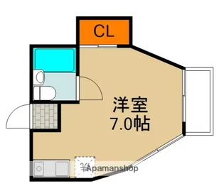 サンユウビル【4階】の間取り