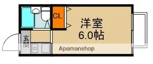 朝日ハイツ【2階】の間取り