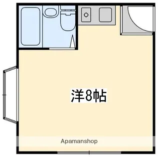 ディース香里323【1階】の間取り