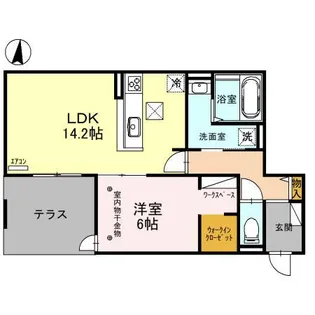 FELICE【1階】の間取り